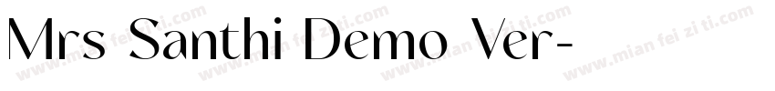 Mrs Santhi Demo Ver字体转换
